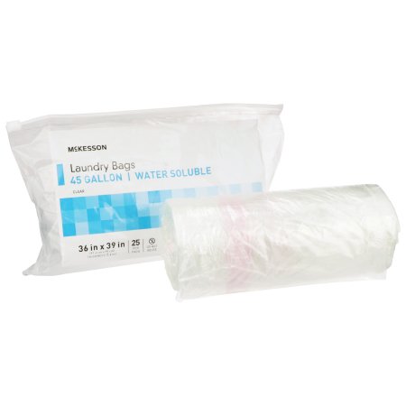 McKesson Laundry Bag McKesson Water Soluble 40 to 45 gal. Capacity 36 X 39 Inch - Case of 100 - 03-648A-CS
