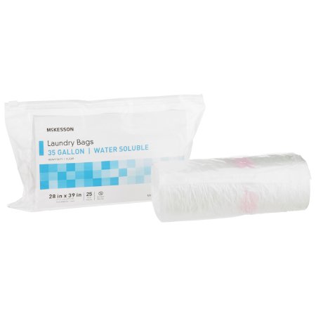 McKesson Laundry Bag McKesson Water Soluble 30 to 35 gal. Capacity 28 X 39 Inch - Pack of 25 - 03-1347-PK