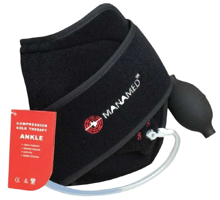 Manamed Ankle Wrap EZ Ice One Size Fits Most Hook and Loop Strap Closure Foot - Each - EZANKLE01-EA