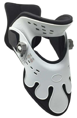 Manamed Rigid Cervical Collar EZ Collar 74 Preformed Adult One Size Fits Most Two-Piece / Trachea Opening Adjustable Height - Each - EZC074-EA