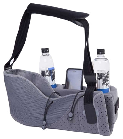 Manamed Shoulder Brace with Abduction Pillow and Ball Kangaroo Sling One Size Fits Most Foam / Nylon / Polypropylene Buckle Closure / Hook and Loop Strap Closure / Cinch Cord Envelope Left or Right Arm - Each - KSS001-EA