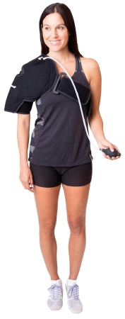 Manamed Cold Pack with Wrap EZ Shoulder Ice Shoulder One Size Fits Most Fabric / Vinyl / Gel Reusable - Each - EZSHLD-EA