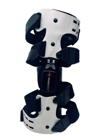 Manamed Knee Brace EZOA™ One Size Fits Most D-Ring / Hook and Loop Strap Closure Right Knee - Each - OFF-001 R-EA