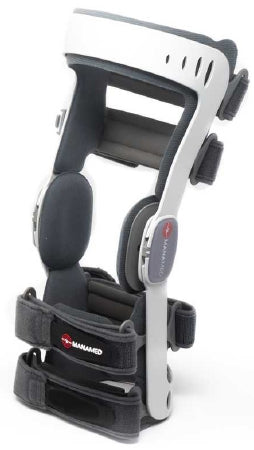 Manamed Knee Brace Trailblazer™ Small Buckle Closure / D-Ring / Hook and Loop Strap Closure 15-1/2 to 18-1/2 Inch Thigh Circumference / 13 to 14 Inch Knee Circumference / 12 to 14 Inch Calf Circumference Left Knee - Each - TRBL45S2-EA
