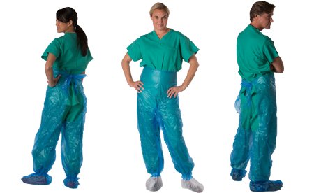Sloan Pants Leg Protector with Boot Covers Sta-Dri® One Size Fits Most NonSterile Disposable - Case of 50 - PP-300-CS