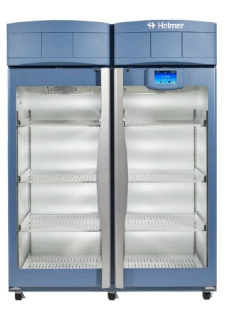 Helmer Scientific High Performance Refrigerator Laboratory Use 44.9 cu.ft. 2 Glass Doors Automatic Defrost - Each - 5112245-1-EA