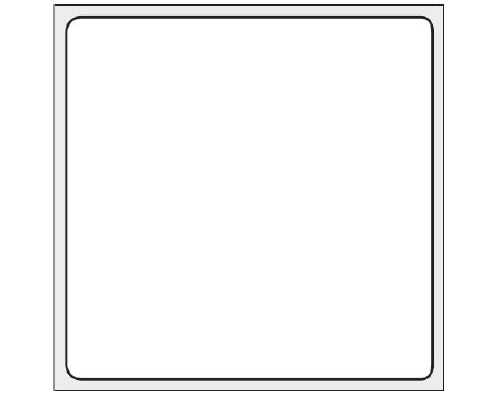 Shamrock Scientific Blank Label Thermal Label White Thermal Transfer 1-1/4 X 2-1/4 Inch - Roll of 1 - THERM-558R-1C-RL
