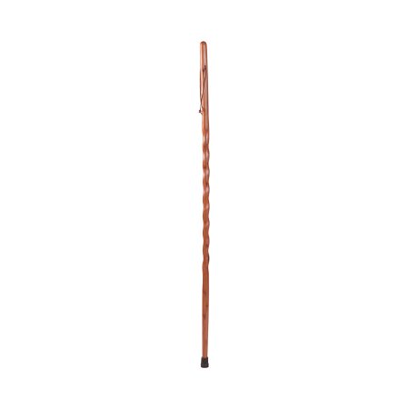 Mabis Healthcare Walking Stick Brazos™ Twisted Wood 55 Inch Height Red Cedar - Each - 602-3000-1252-EA