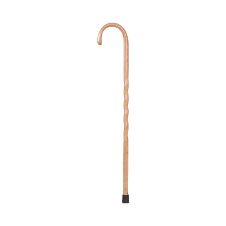 Mabis Healthcare Walking Stick Brazos™ Twisted Wood 37 Inch Height Tan Oak - Each - 502-3000-0248-EA