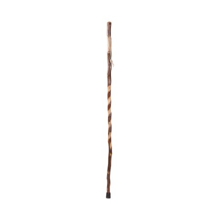 Mabis Healthcare Walking Stick Brazos™ Twisted Wood 48 Inch Height Sweet Gum - Each - 602-3000-1321-EA
