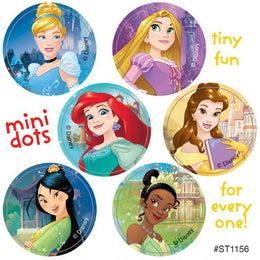SmileMakers SmileMakers® 100 per Unit Disney Princess Friendship Mini Dots Sticker 0.875 Inch - Roll of 1 - ST1156R-RL