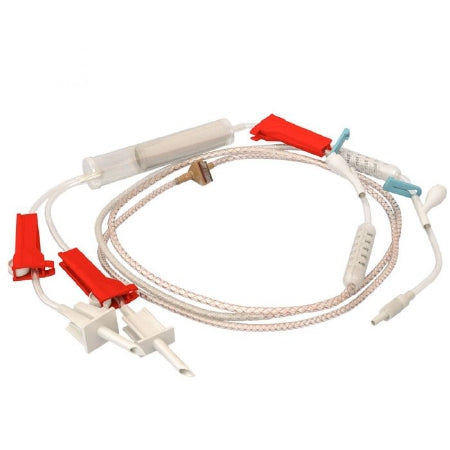 North American Rescue Fluid Warming Set Quantum® Pump 2 Ports 20 Drops / mL Drip Rate With Filter 80 Inch Tubing - Pack of 2 - 35-0005-PK