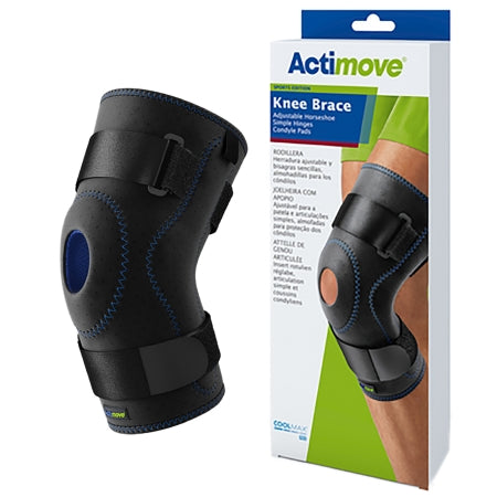 BSN Medical Knee Brace Actimove® Sports Edition Small Pull-On / D-Ring / Hook and Loop Strap Closure 14 to 16 Inch Thigh Circumference Left or Right Knee - Each - 7568751-EA