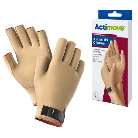 BSN Medical Compression Gloves Actimove® Open Finger Small Wrist Length Hand Specific Pair - Pair - 7578320-PR