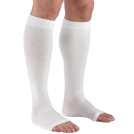 Truform Compression Stocking Truform® Knee High 2X-Large White Open Toe - Each - 865-WH-2XL-EA