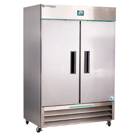 Horizon Scientific Inc Upright Freezer Corepoint™ Scientific White Diamond Laboratory Use 49 cu.ft. 2 Solid Swing Doors Automatic Defrost - Each - NSWDF492SSS/0A-EA