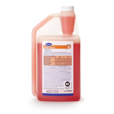 Lagasse Diversey™ Virex® II Surface Disinfectant Cleaner Quaternary Based Manual Pour Liquid 32 oz. Bottle Mint Scent NonSterile - Each - DVS04331-EA