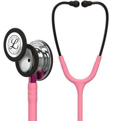 3M Classic Stethoscope 3M™ Littmann® Pink 1-Tube 27 Inch Tube Double-Sided Chestpiece - Each - 5962-EA