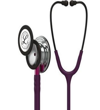 3M Classic Stethoscope 3M™ Littmann® Burgundy 1-Tube 27 Inch Tube Double-Sided Chestpiece - Each - 5960-EA