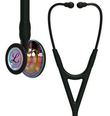 3M Cardiology Stethoscope 3M™ Littmann® Black 1-Tube 27 Inch Tube Double-Sided Chestpiece - Each - 6240-EA