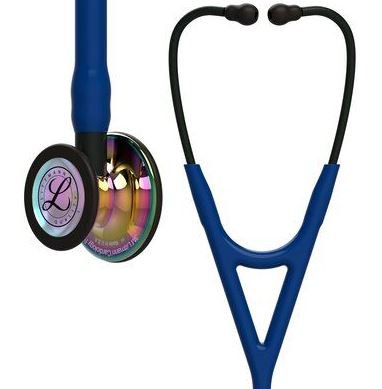3M Cardiology Stethoscope 3M™ Littmann® Blue 1-Tube 27 Inch Tube Double-Sided Chestpiece - Each - 6242-EA