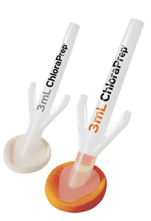BD Skin Prep Solution ChloraPrep™ Clear 3 mL Foam Applicator 2% / 70% Strength CHG (Chlorhexidine Gluconate) / Isopropyl Alcohol Sterile - Each - 930400-EA