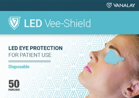 Vanalay LLC LED Eye Protector Vee-Shield - Box of 50 - 816016-BX