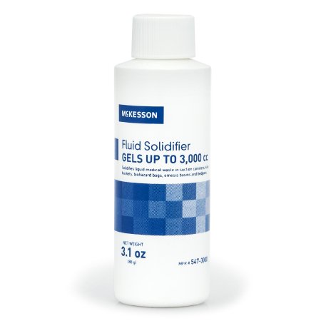 McKesson Fluid Solidifier McKesson 3,000 cc Screw Top Bottle 3.17 oz - Case of 75 - 547-3000-CS