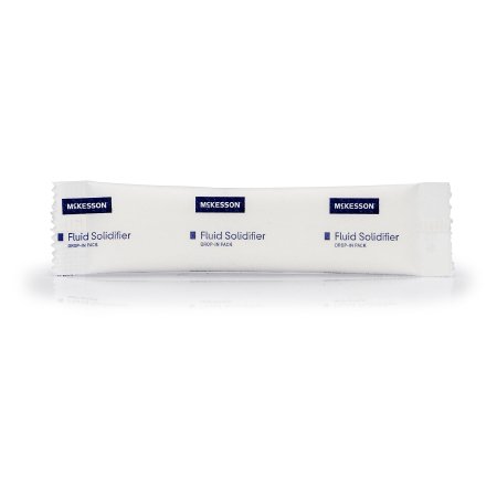 McKesson Fluid Solidifier McKesson 1,500 cc Drop-In Bag 42 Gram - Case of 100 - 547-1500P-CS