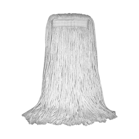 RJ Schinner Co Wet String Mop Head Performance Plus™ Cut-end White Cotton Reusable - Case of 12 - P10016-CS