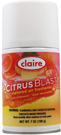 RJ Schinner Co Air Freshener Claire® Dry Mist 7 oz. Can Citrus Blast Scent - Case of 12 - 112-CS