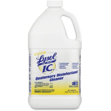 RJ Schinner Co Lysol® I.C.™ Surface Disinfectant Cleaner Quaternary Based Manual Pour Liquid Concentrate 1 gal. Jug Scented NonSterile - Case of 4 - 74983-CS