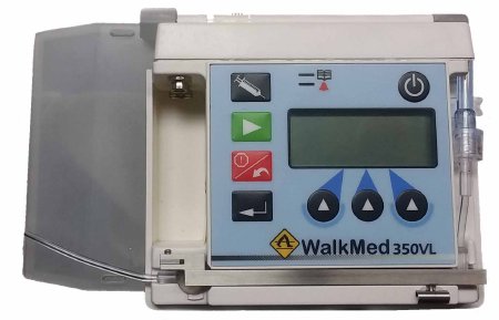 WalkMed Infusion LLC Ambulatory Infusion Pump WalkMed 350VL 9 Volt Alkaline Battery 1 to 1,999 mL Volume LCD - Each - 010-204609-EA