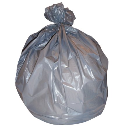 Lagasse Trash Bag Boardwalk® 60 gal. Gray LLDPE 1.1 mil 38 X 58 Inch Star Seal Bottom Coreless Roll - CT/100 - BWK3858SEH-CT