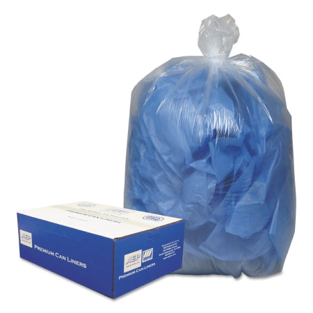 Lagasse Trash Bag Classic Clear 60 gal. Clear LLDPE / LD 0.90 mil 38 X 58 Inch Star Seal Bottom Coreless Roll - CT/100 - WBI385822C-CT
