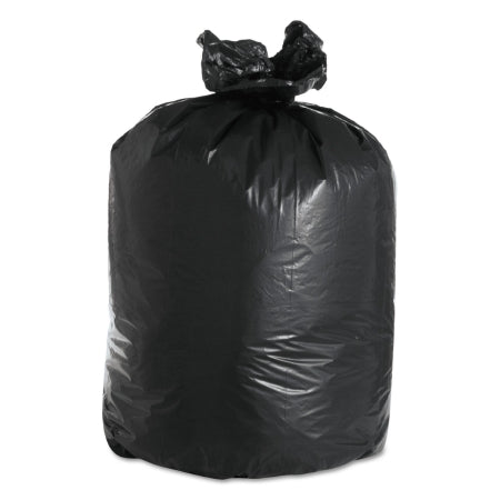 Lagasse Trash Bag Boardwalk® 60 gal. Black LDPE 2 mil 38 X 58 Inch Star Seal Bottom Coreless Roll - CT/100 - BWK526-CT