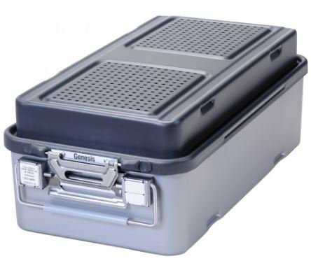 V. Mueller Sterilization Container Genesis® 8-1/3 X 12 X 12-1/2 Inch Outside Diameter - Each - CD1-8BDL-EA