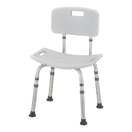 Nova Ortho-Med Shower Chair Without Arms Removable Backrest 20 Inch Seat Width 300 lbs. Weight Capacity - Case of 1 - 9101-CS