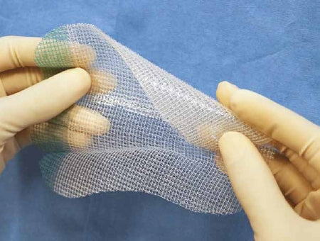 Medtronic MITG Self-Fixating Hernia Repair Mesh ProGrip™ Pre-Shape Partially Absorbable Knitted Polyester Monofilament / Polylactic Acid (PLA) 10 X 15 cm Right Style - Each - LPG1510AR-EA