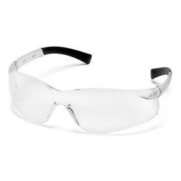 Pyramex Safety Glasses with Readers Ztek® Wraparound Anti-scratch Coating Clear Tint Polycarbonate Lens Clear Frame Over Ear One Size Fits Most - Box of 12 - S2510S-BX