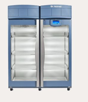 Helmer Scientific High Performance Refrigerator Helmer i.Series® Laboratory Use 56 cu.ft. 2 Glass Doors Automatic Defrost - Each - 5112256-1-EA