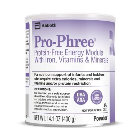 Abbott Nutrition Pediatric Oral Supplement Pro-Phree® 14.1 oz. Can Powder Protein-Free / Iron / Vitamins / Minerals - Each - 67030-EA