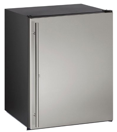 U-Line Undercounter Refrigerator General Purpose 5.3 cu.ft. 1 Solid Door - Each - U-ADA24RS-13B-EA