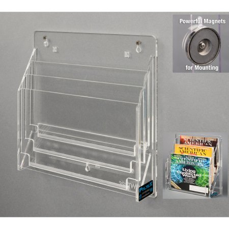 Poltex Inc Chart Holder Poltex® Clear 3 Slot - Each - 3UPFILE-M-EA