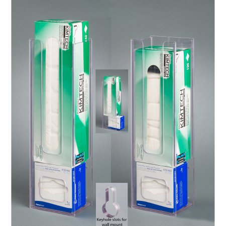 Poltex Inc Wipe Dispenser Poltex® Clear PETG Small and Large Lab Wipe Box Wall Mount - Each - COMBOLAB-W-EA