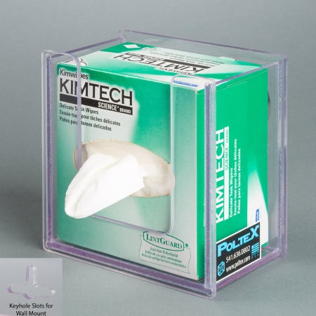 Poltex Inc Wipe Dispenser Poltex® Clear PETG Manual 1 Box Wall Mount - Each - SMLAB-W-EA