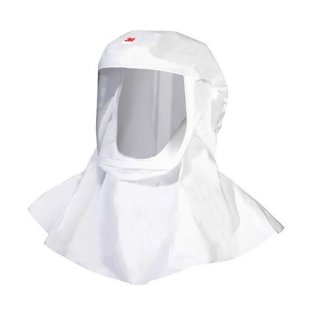 3M 3M™ Versaflo™ Air Purifying Respirator Hood Integrated Head Suspension Pull On Closure Medium / Large White - Case of 1 - S-533L-CS