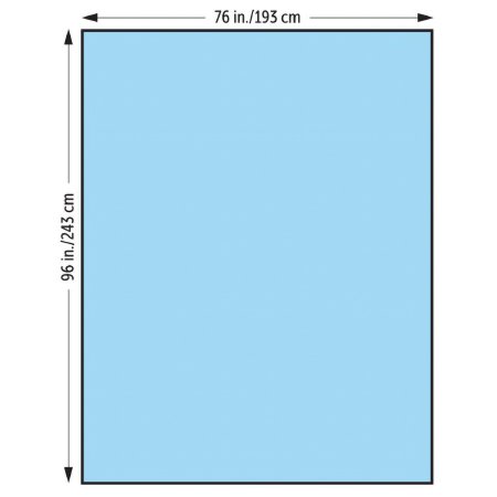 O&M Halyard Inc General Purpose Drape X-Large Drape 76 W X 96 L Inch Sterile - Case of 24 - 47630-CS
