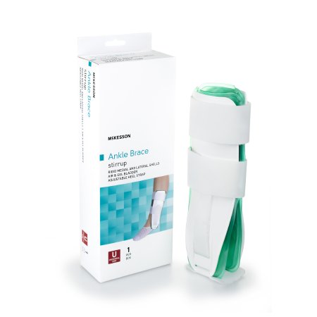 McKesson Ankle Support McKesson One Size Fits Most Hook and Loop Strap Closure Foot - Each - 155-81-97877-EA