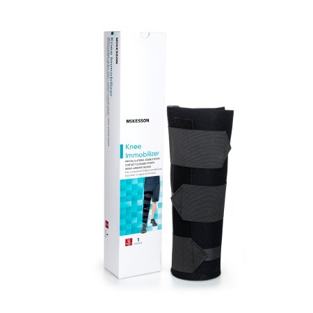 McKesson Knee Immobilizer McKesson One Size Fits Most Up to 29 Inch Thigh Circumference 12 Inch Length Left or Right Knee - Each - 155-79-96012-EA